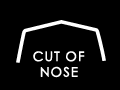 CUT OF NOSE